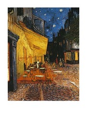 "The Cafe Terrace on the Place du Forum, Arles, at Night, c.1888" - Art Print by Vincent Van Gogh | Movie Poster Prints from Posterazzi