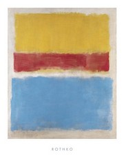 "Untitled (Yellow, Red and Blue)" - Art Print by Mark Rothko | Movie Poster Prints from Posterazzi