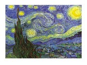 Nuit Etoilee a St. Remy - Art Print by Vincent Van Gogh | Movie Poster Prints from Posterazzi