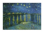 "Starry Night over the Rhone, c.1888" - Art Print by Vincent Van Gogh | Movie Poster Prints from Posterazzi