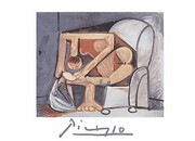 Femme a La Toilette (Litho) - Art Print by Pablo Picasso | Movie Poster Prints from Posterazzi