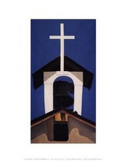 "Church Steeple, 1930" - Art Print by Georgia O'Keeffe | Movie Poster Prints from Posterazzi