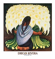 Flower Seller - Art Print by Diego Rivera | Movie Poster Prints from Posterazzi
