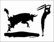 Bullfight-Picador - Art Print by Pablo Picasso | Movie Poster Prints from Posterazzi