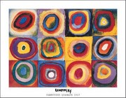 "Farbstudie Quadrate, 1913" - Art Print by Wassily Kandinsky | Movie Poster Prints from Posterazzi