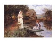 Afternoon Picnic - Art Print by Henry J. Y. King | Movie Poster Prints from Posterazzi