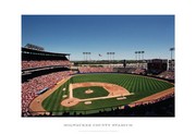 Milwaukee County Stadium - Art Print by Ira Rosen | Movie Poster Prints from Posterazzi