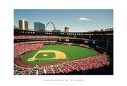 "Busch Stadium, St Louis" - Art Print by Ira Rosen | Movie Poster Prints from Posterazzi
