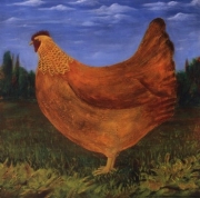 Country Chicken - Art Print by Dotty Chase | Poster Prints from Posterazzi