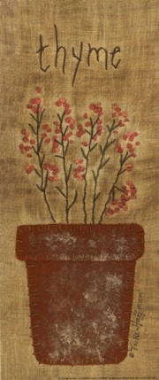Stitched Thyme - Art Print by Vicki Huffman | Poster Prints from Posterazzi