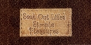 Seek Out Lifes Simple Pleasures - Art Print by Vicki Huffman | Poster Prints from Posterazzi