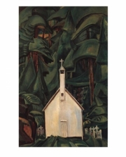 Emily Carr Indian Church 9.50 x 11.75 Poster Print