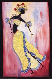 Augusta Asberry Cuban Carnival Dancer 24.00 x 36.00 Poster Print