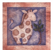 Beth Logan Giraffe 11.00 x 11.00 Poster Print