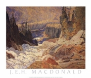 "Falls, Montreal River" - Art Print by James Edward Hervey MacDonald | Movie Poster Prints from Posterazzi