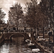 Autumn in Amsterdam IV - Art Print by Jeff Maihara | Movie Poster Prints from Posterazzi