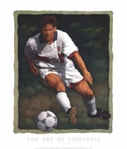 The Art of Football - The Shot - Art Print by Glen Green | Movie Poster Prints from Posterazzi
