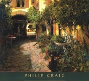 Courtyard - Alsace - Art Print by Philip Craig | Movie Poster Prints from Posterazzi