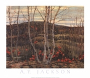 Maple and Birches - Art Print by A.Y. Jackson | Movie Poster Prints from Posterazzi