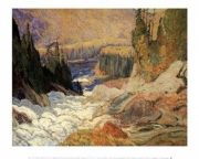 "Falls, Montreal River" - Art Print by James Edward Hervey MacDonald | Movie Poster Prints from Posterazzi