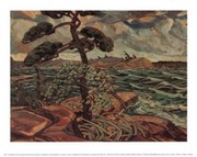"A September Gale, Georgian Bay" - Art Print by Arthur Lismer | Movie Poster Prints from Posterazzi