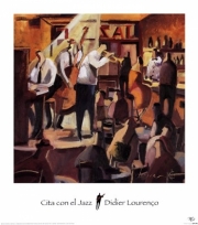 Cita con el Jazz - Art Print by Didier Lourenco | Movie Poster Prints from Posterazzi