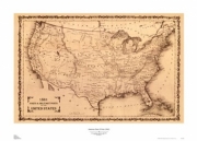 "American Posts & Forts,1861" - Art Print by Andrew Johnson | Movie Poster Prints from Posterazzi