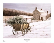 Bringing Home the Tree - Art Print by Dan Campanelli | Movie Poster Prints from Posterazzi