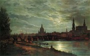 BLICK AUF DRESDEN - Art Print by Johann Christian Dahl | Movie Poster Prints from Posterazzi