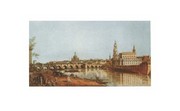 "DRESDEN, ELBUFER" - Art Print by Giovanni Antonio Canaletto | Movie Poster Prints from Posterazzi