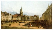 "DRESDEN, ALTMARKT" - Art Print by Giovanni Antonio Canaletto | Movie Poster Prints from Posterazzi