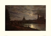 BLICK AUF DRESDEN - Art Print by Johann Christian Dahl | Movie Poster Prints from Posterazzi
