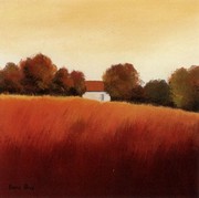 Scarlet Landscape IV - Art Print by Hans Paus | Movie Poster Prints from Posterazzi
