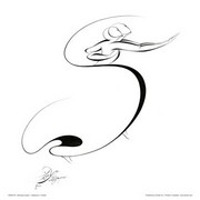 Dancing Couple I - Art Print by Alijan Alijanpour | Movie Poster Prints from Posterazzi