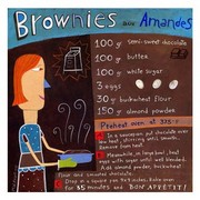Brownies aux amandes ( english version ) - Art Print | Movie Poster Prints from Posterazzi