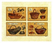 4 paniers (vendange) - Art Print by Laurence David | Movie Poster Prints from Posterazzi
