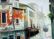 Along the Canal I - Art Print by G. Montelera | Movie Poster Prints from Posterazzi