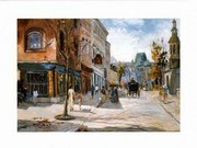 A tour on Buade Street - Art Print by Ginette Racette | Movie Poster Prints from Posterazzi
