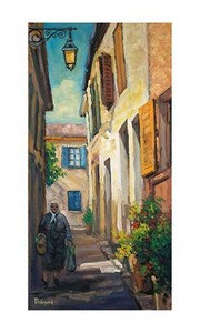 An Alley in Ramatuelle - Art Print by Georges Dedo Yard | Movie Poster Prints from Posterazzi
