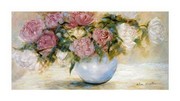 A Bouquet of Peonies - Art Print by  Huibregtse | Movie Poster Prints from Posterazzi