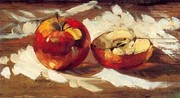 2 Pommes rouges - Art Print by Pascal Cessou | Movie Poster Prints from Posterazzi
