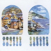Abbondanza A VIew From My Window II 20 x 20 Poster Print