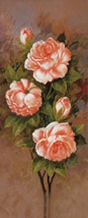 A Branch of Pink Roses - Art Print by Edward A.S. Douglas | Movie Poster Prints from Posterazzi