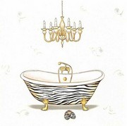 Animalier Bathroom 1 - Art Print by A. Varese | Movie Poster Prints from Posterazzi