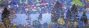 Slope at Unterach - Art Print by Gustav Klimt | Movie Poster Prints from Posterazzi
