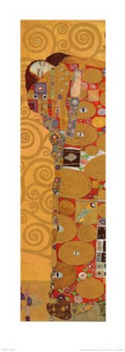"Fulfillment, c.1909 (gold foil)" - Art Print by Gustav Klimt | Movie Poster Prints from Posterazzi