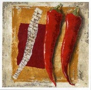 2 Piments - Art Print by Vronique Didier-Laurent | Movie Poster Prints from Posterazzi