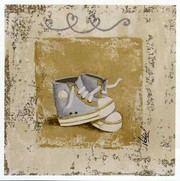 Chaussures Bleues - Art Print by Vronique Didier-Laurent | Movie Poster Prints from Posterazzi