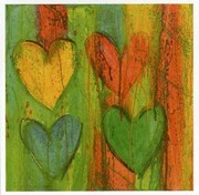 4 Cuore Jaunerosa - Art Print by Roberta Ricchini | Movie Poster Prints from Posterazzi