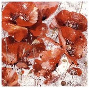 7 coquelicots - Art Print by Pascal Cessou | Movie Poster Prints from Posterazzi